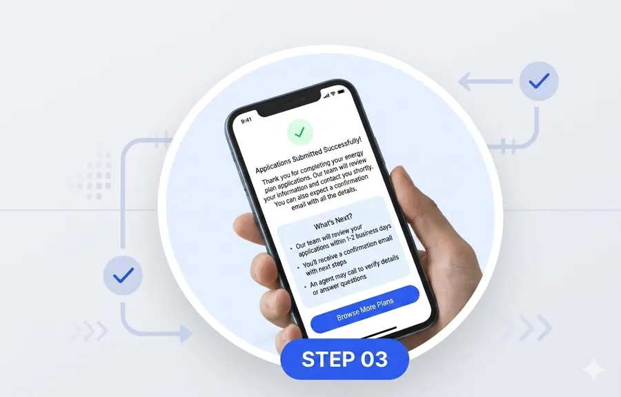 Energy plan confirmed on mobile
