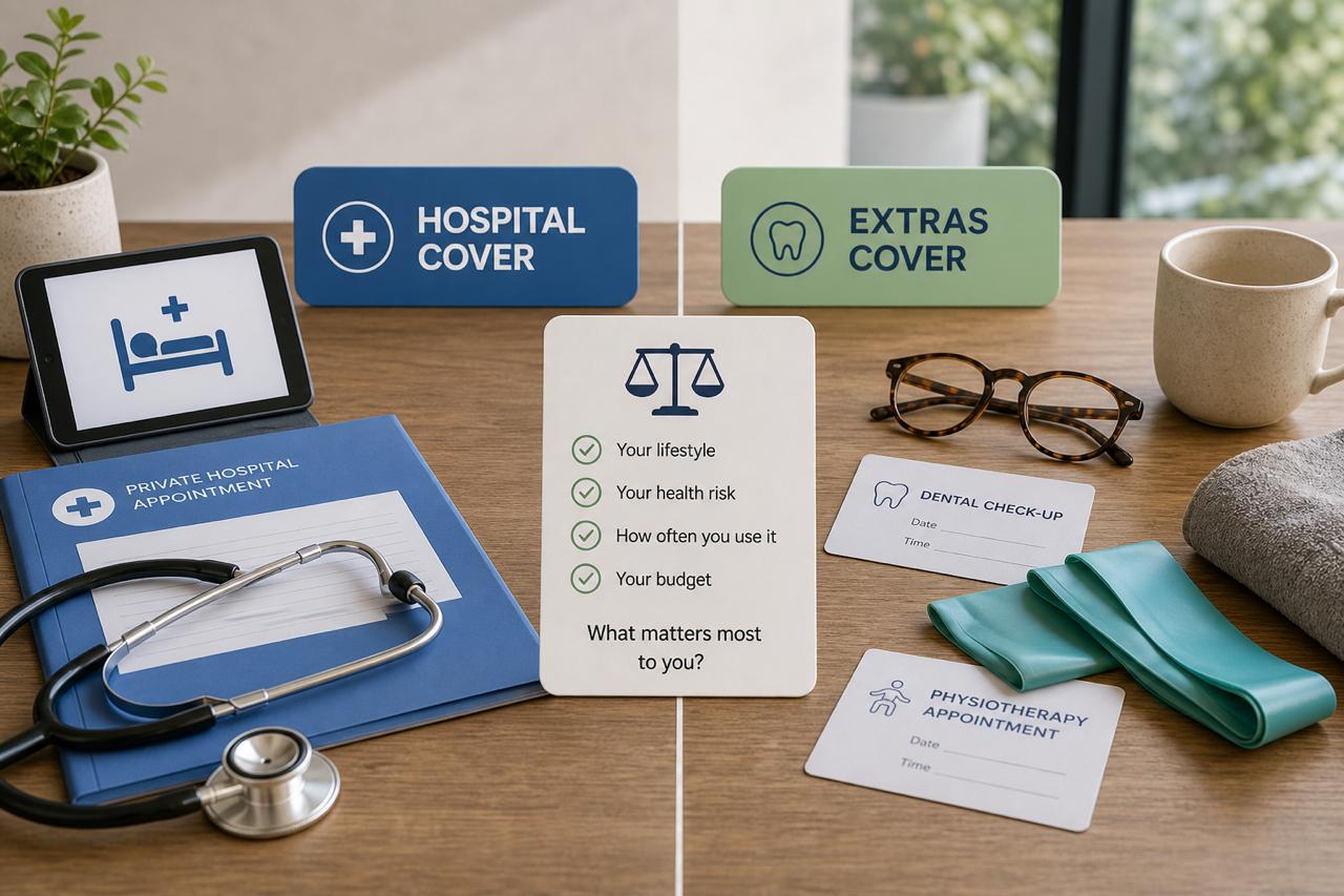 Hospital and extras health insurance cover